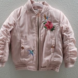 Pink Bomber Girls Jacket